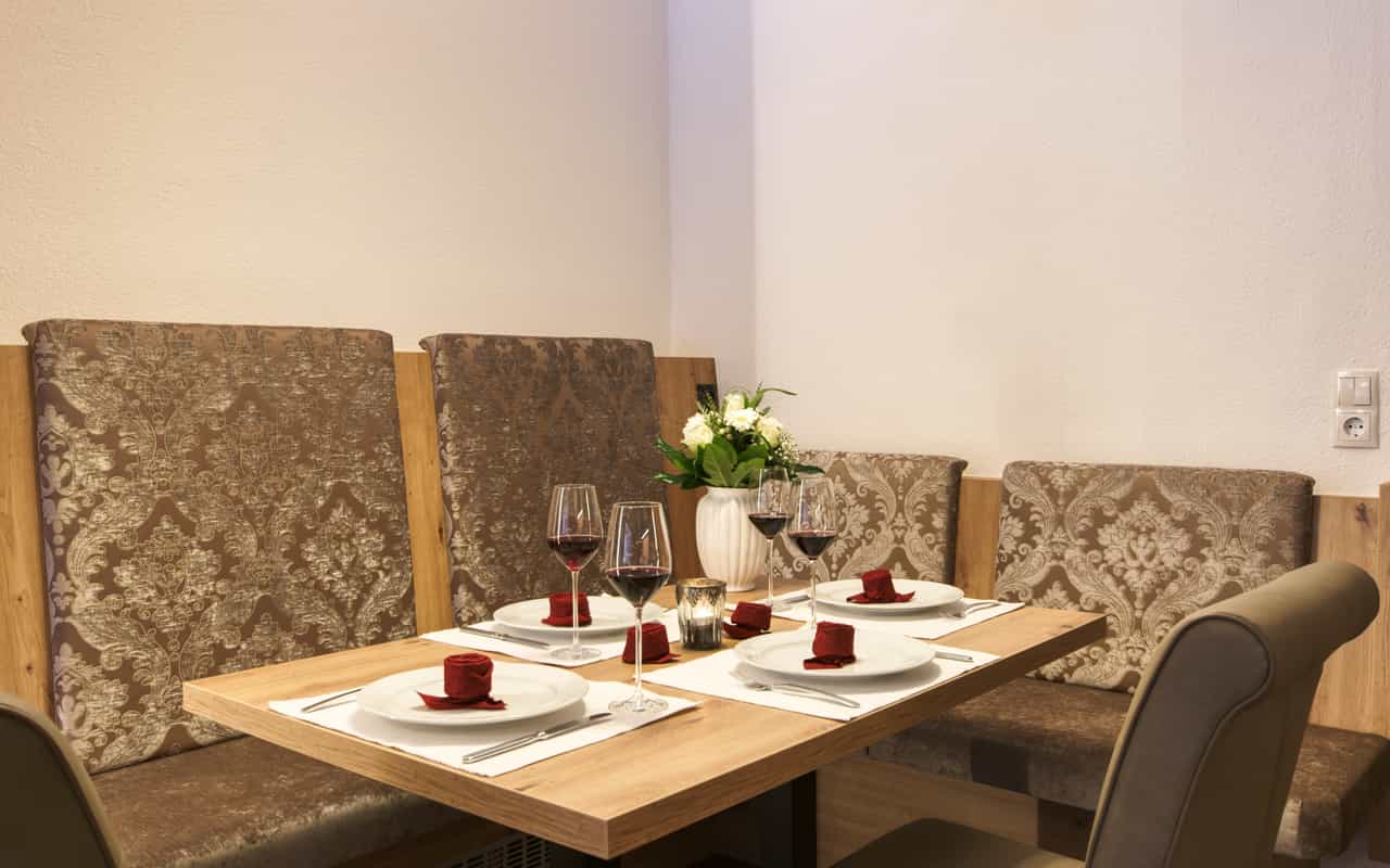 Apartment 1 dining area