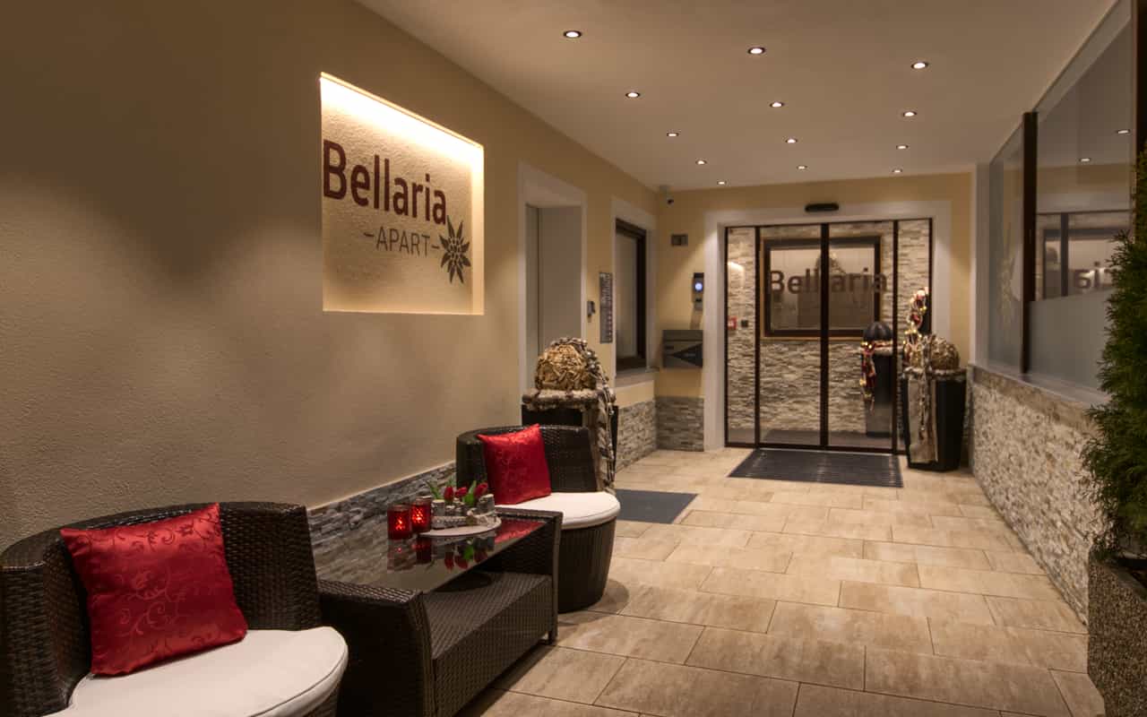 Apart Bellaria Eingangsbereich